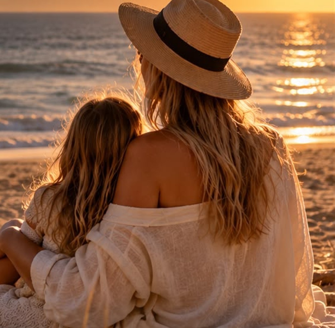 Una pausa para mamá en Pampas Beach